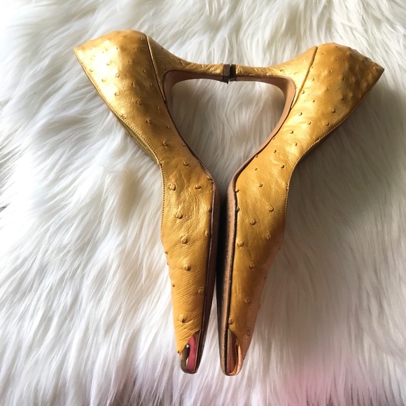 Rene Caovilla Ostrich Heels. - Picture 3 of 7